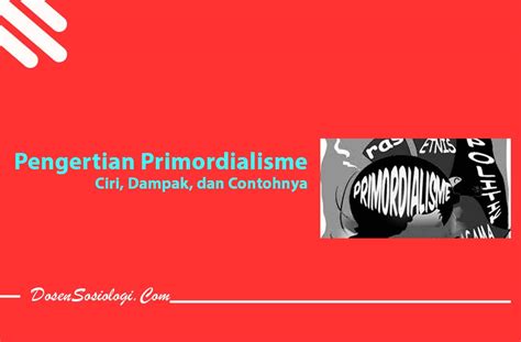 Teori Primordialisme